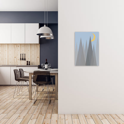 Rynx | Day and Night Kindergarten Mid Century Modern Art Print Night B