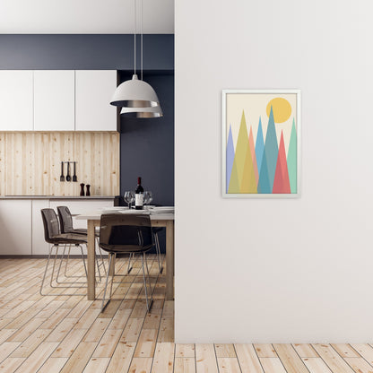 Rynx | Day and Night Kindergarten Mid Century Modern Art Print Day A
