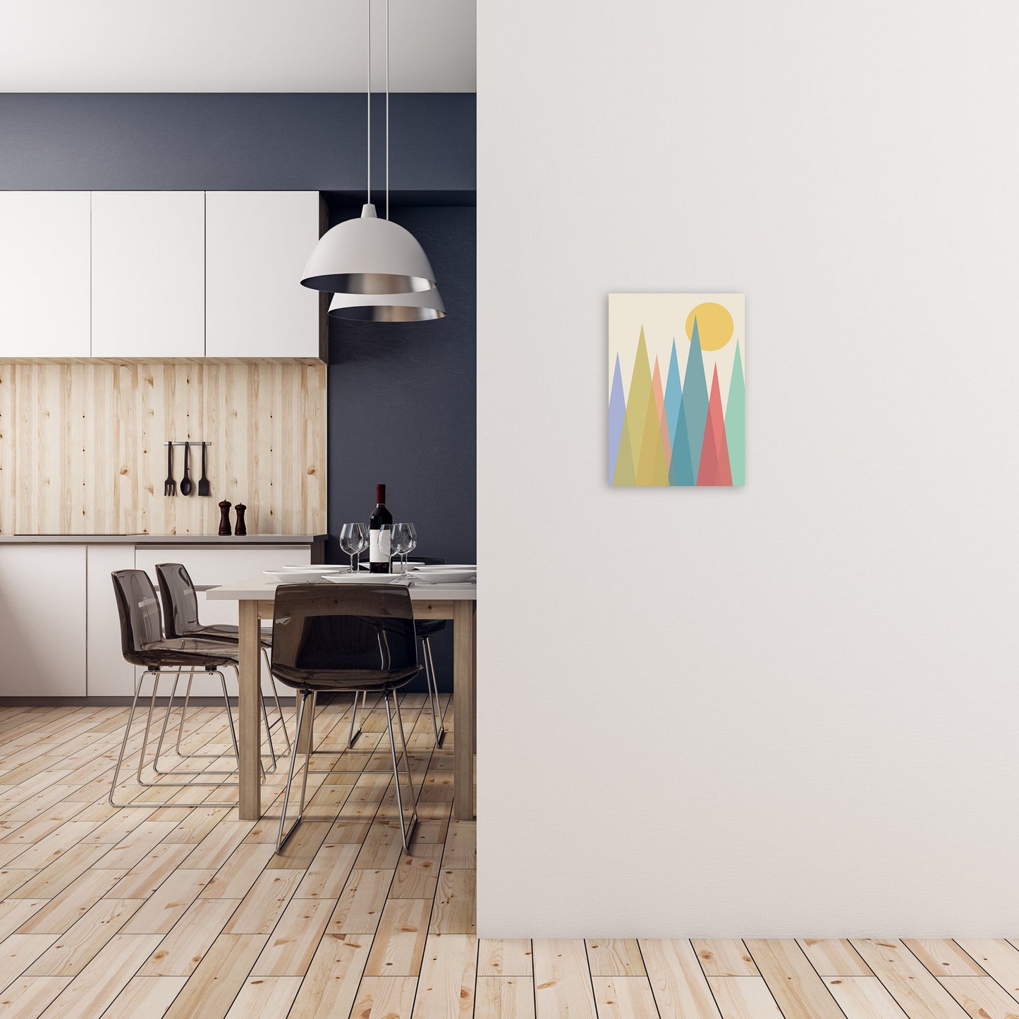 Rynx | Day and Night Kindergarten Mid Century Modern Art Print Day A