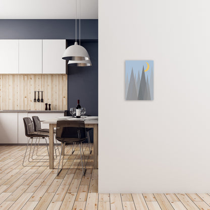 Rynx | Day and Night Kindergarten Mid Century Modern Art Print Night B