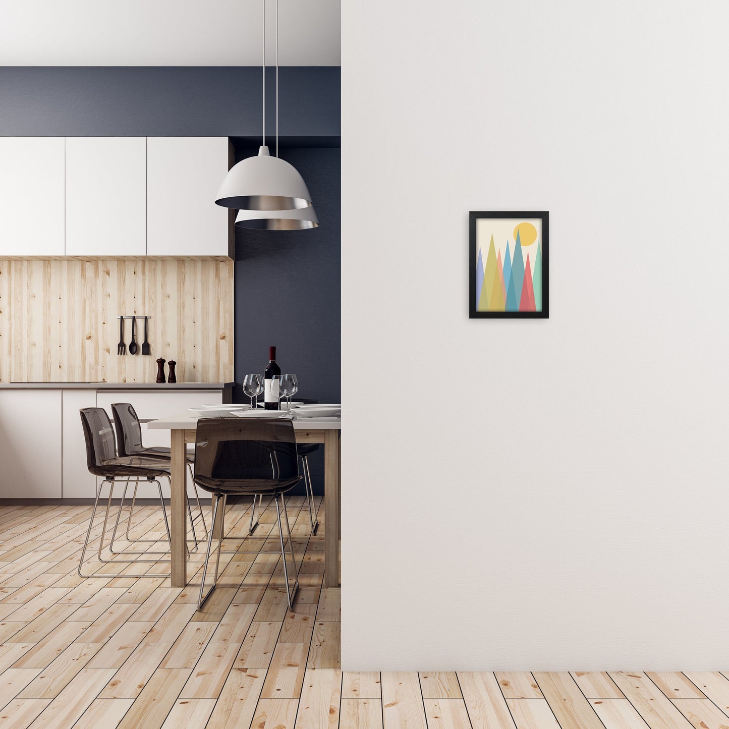 Rynx | Day and Night Kindergarten Mid Century Modern Art Print Day A