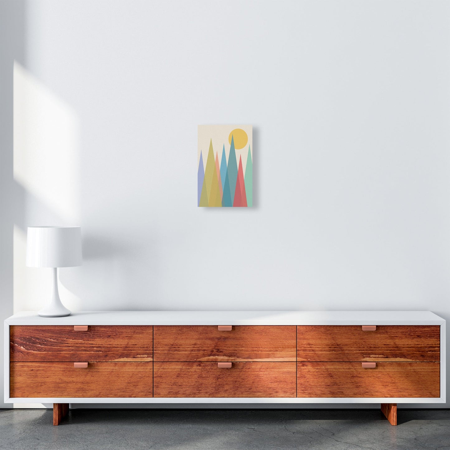 Rynx | Day and Night Kindergarten Mid Century Modern Art Print Day A