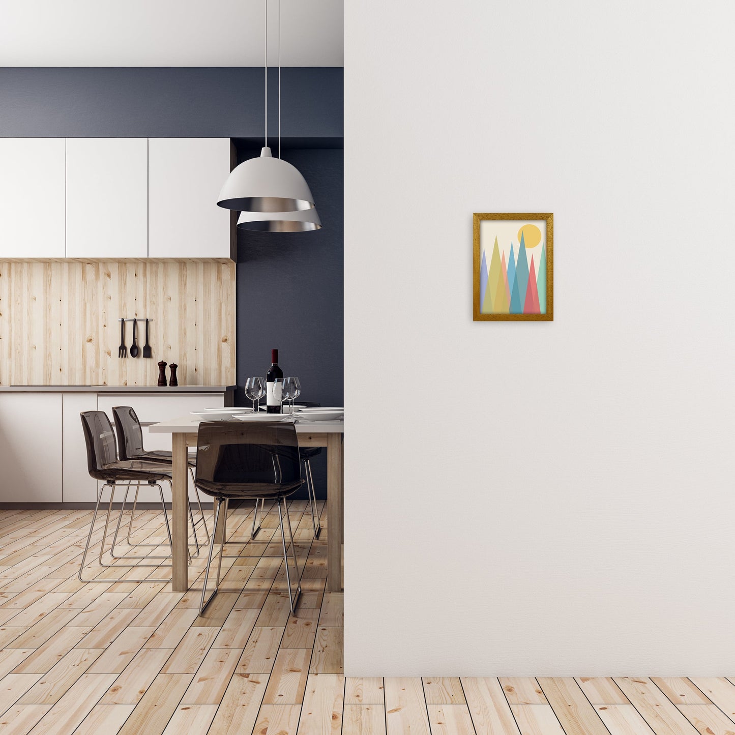 Rynx | Day and Night Kindergarten Mid Century Modern Art Print Day A