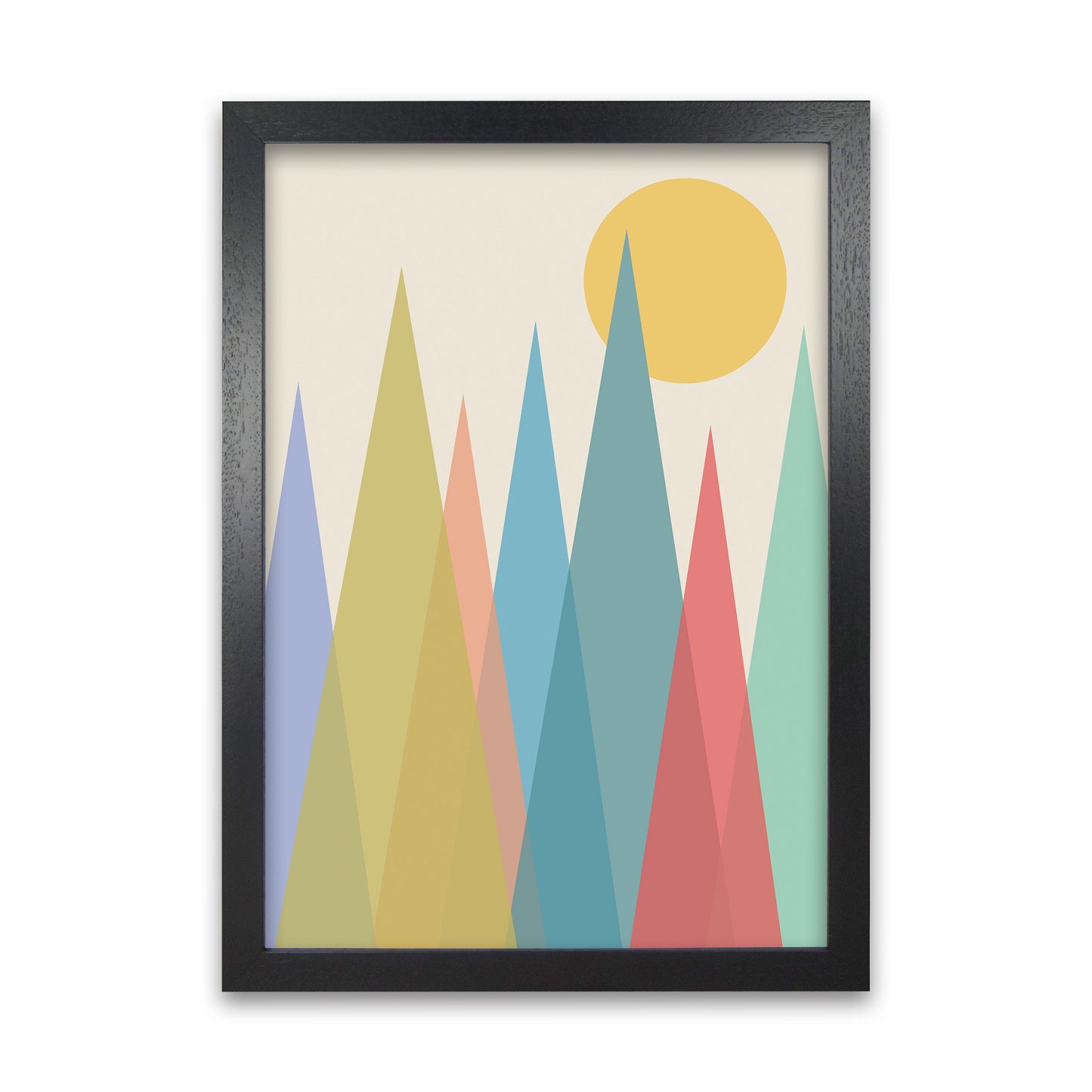 Rynx | Day and Night Kindergarten Mid Century Modern Art Print Day A