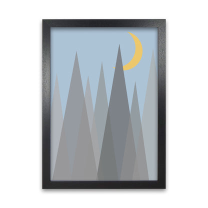 Rynx | Day and Night Kindergarten Mid Century Modern Art Print Night B