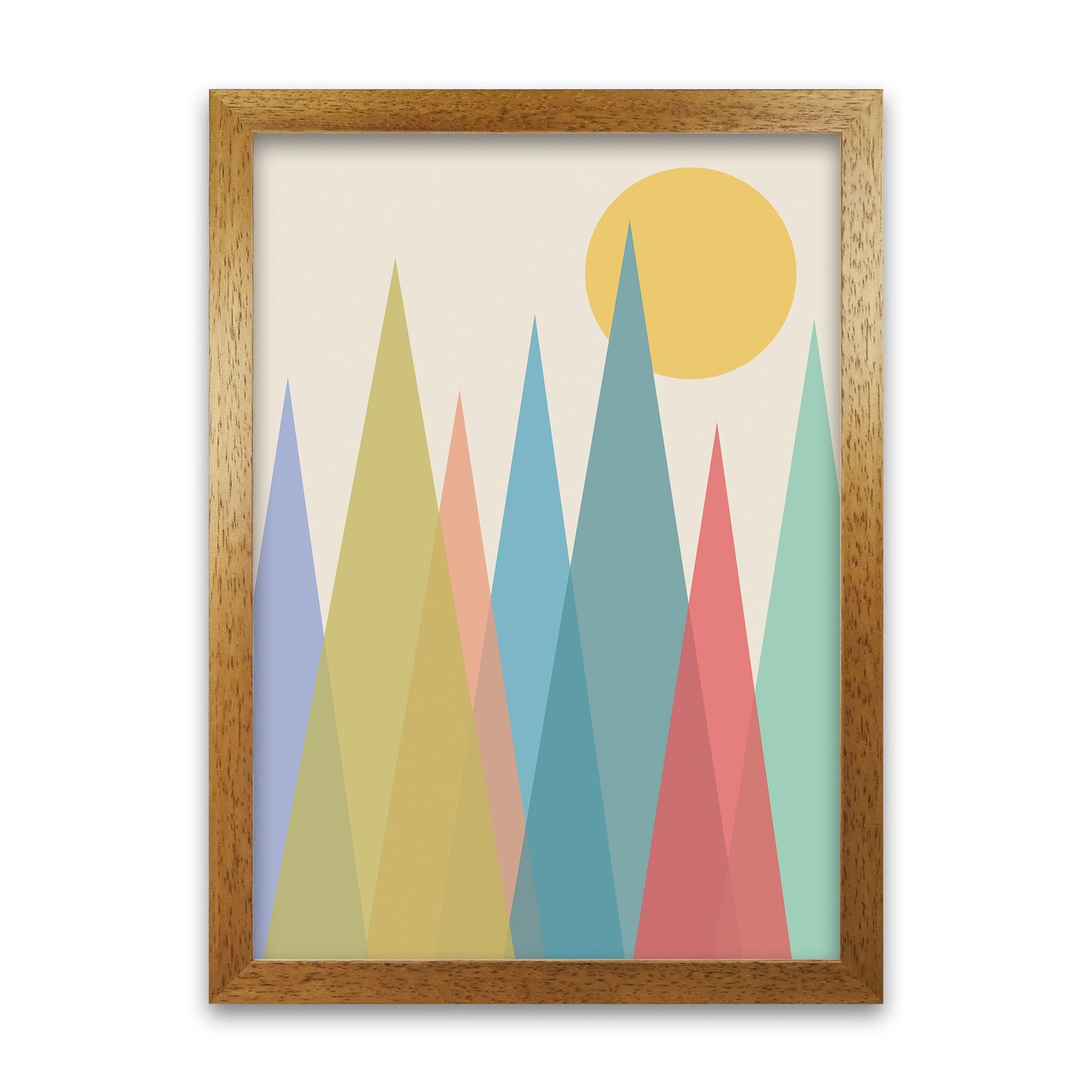 Rynx | Day and Night Kindergarten Mid Century Modern Art Print Day A