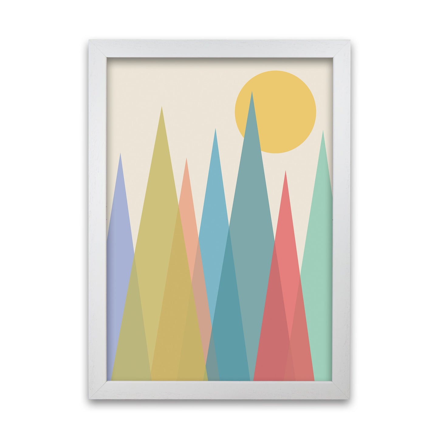Rynx | Day and Night Kindergarten Mid Century Modern Art Print Day A