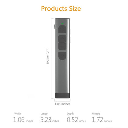 Rynx | Doosl Dsit038 2.4GHz Wireless Presenter PowerPoint Clicker Presentation Remote Control green laser pointer, control range: 100m