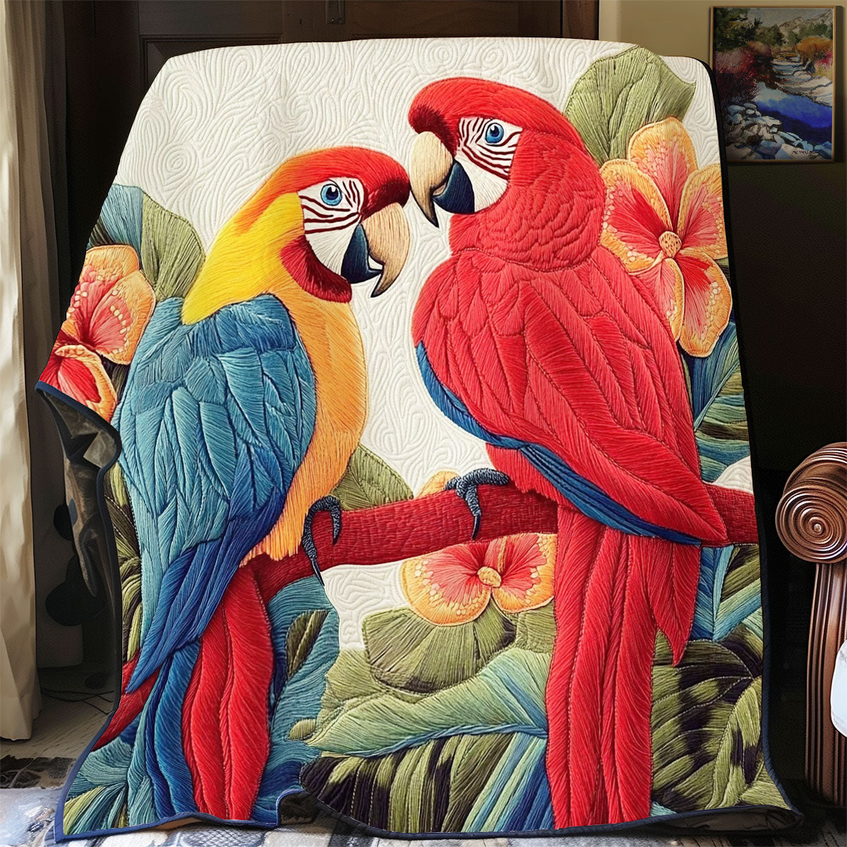Rynx | Parrot Quilted Blanket