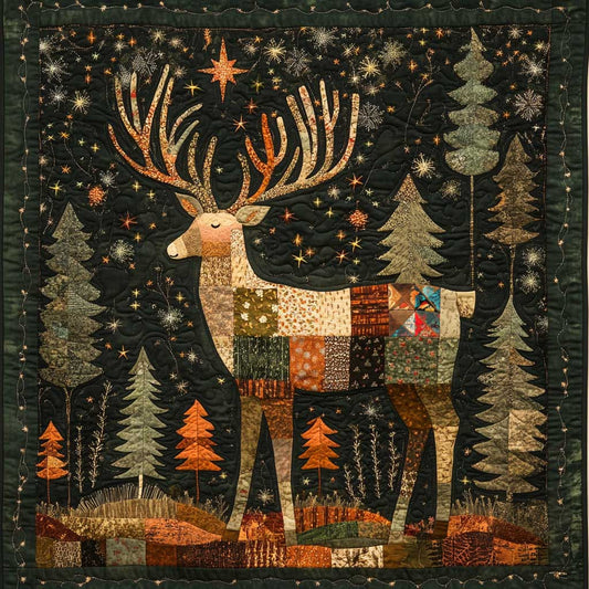 Rynx | Patchwork Christmas Reindeer Blanket