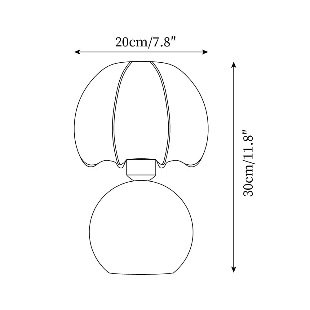 Rynx | Peonies Table Light