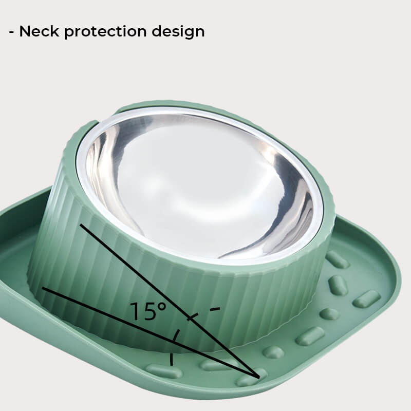 RYNX | Neck Guard Spill-proof Feeding Bowl