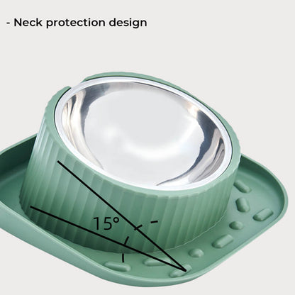 RYNX | Neck Guard Spill-proof Feeding Bowl