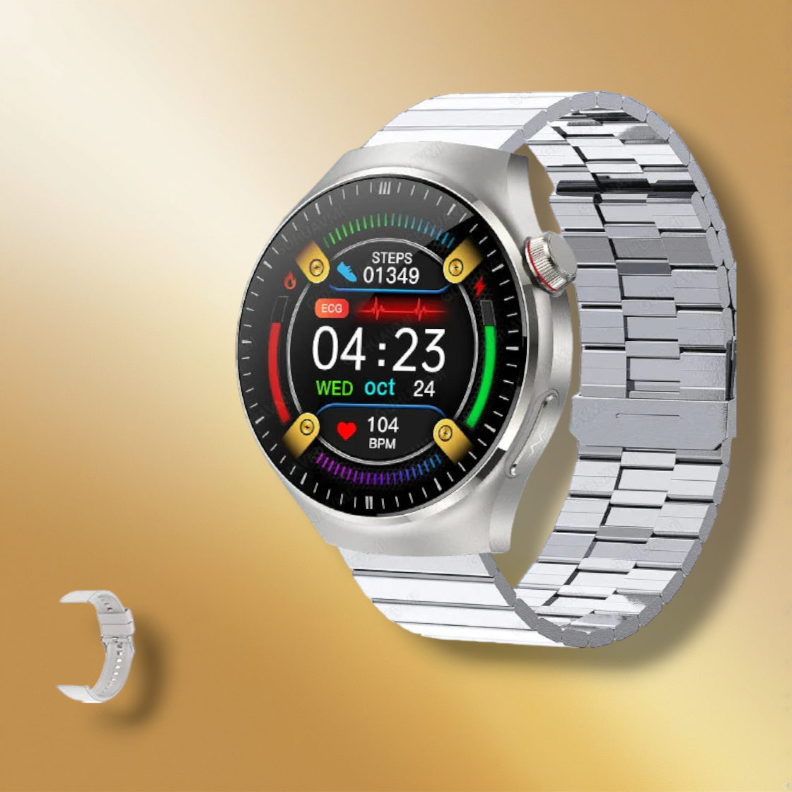 Rynx | Smartwatch for women with round dial "Cyronis"