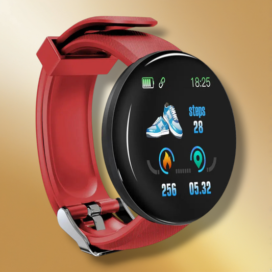Rynx | Affordable Women's Smartwatch red "Pulsithor"