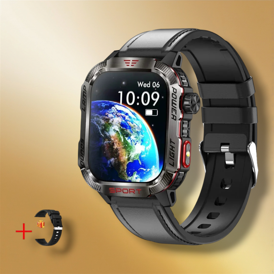 Rynx | Smartwatch Silicone Black Light "Quantarionis"