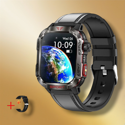 Rynx | Smartwatch Silicone Black Light "Quantarionis"
