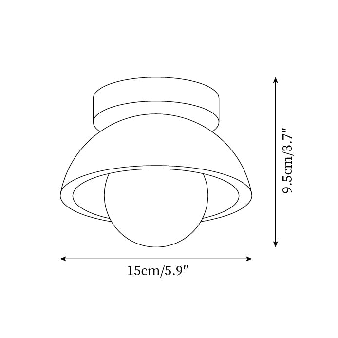 Rynx | Piedra Ceiling Light