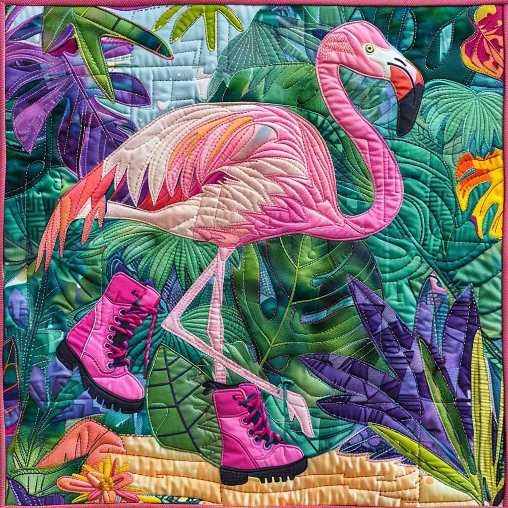 Rynx | Pink Flamingo Quilt