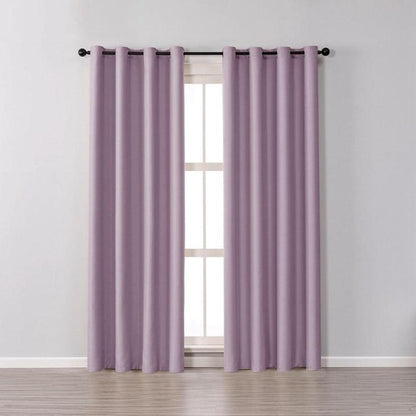 RYNX | Light Purple Blackout Curtains