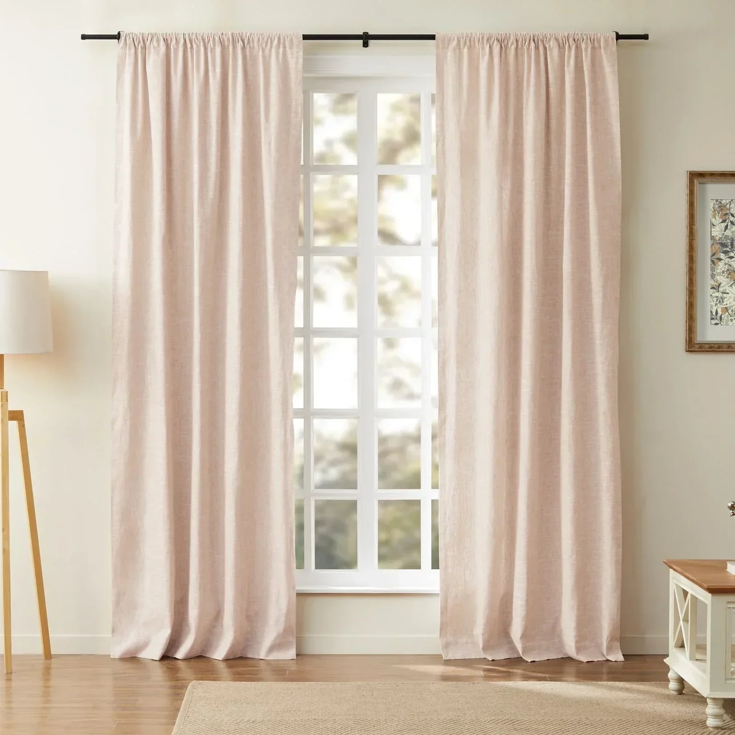 Rynx | Aira - Linen-Cotton Curtain with Soft Fabric