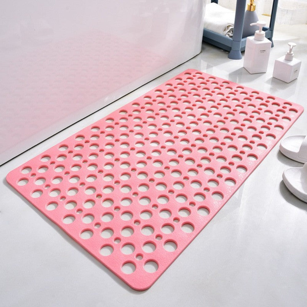 Rynx | Non-slip antibacterial bath mat with suction cups | Safe and hygienic bathing solution for families