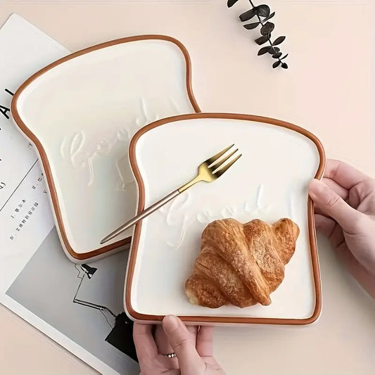 Rynx | Platti Toast Shaped Ceramic Plate