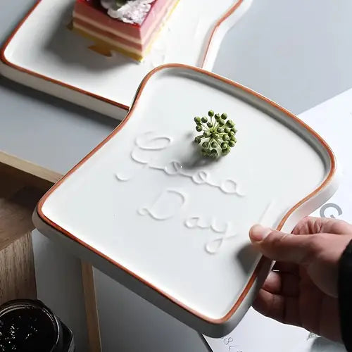 Rynx | Platti Toast Shaped Ceramic Plate