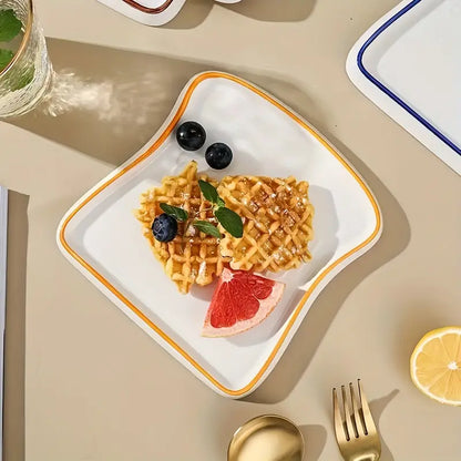 Rynx | Platti Toast Shaped Ceramic Plate