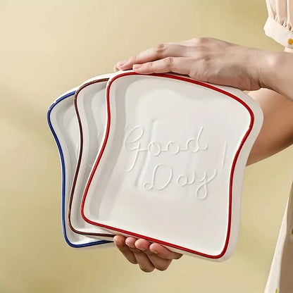 Rynx | Platti Toast Shaped Ceramic Plate