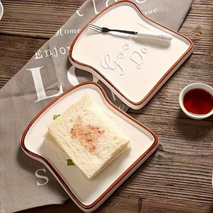 Rynx | Platti Toast Shaped Ceramic Plate