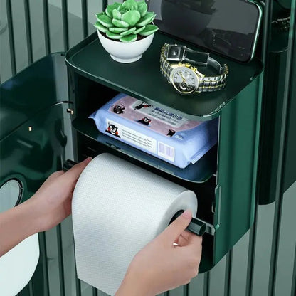 Rynx | Space-saving, wall-mounted bathroom organizer