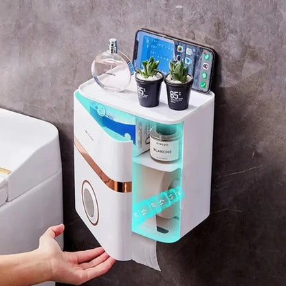Rynx | Space-saving, wall-mounted bathroom organizer