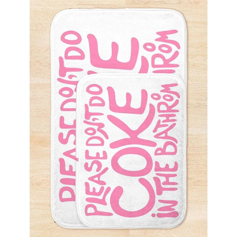 Rynx | Please Don't Do Coke in the Bathroom Bath Mat