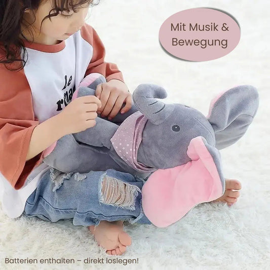 Rynx | Plush Elephant with Music – Moveable Ears & Guaranteed Children's Laughter