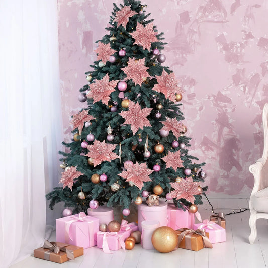 Rynx | Poinsettia Flower Christmas Tree Decor