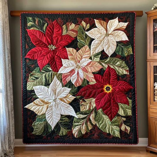Rynx | Poinsettia Flower Christmas Blanket