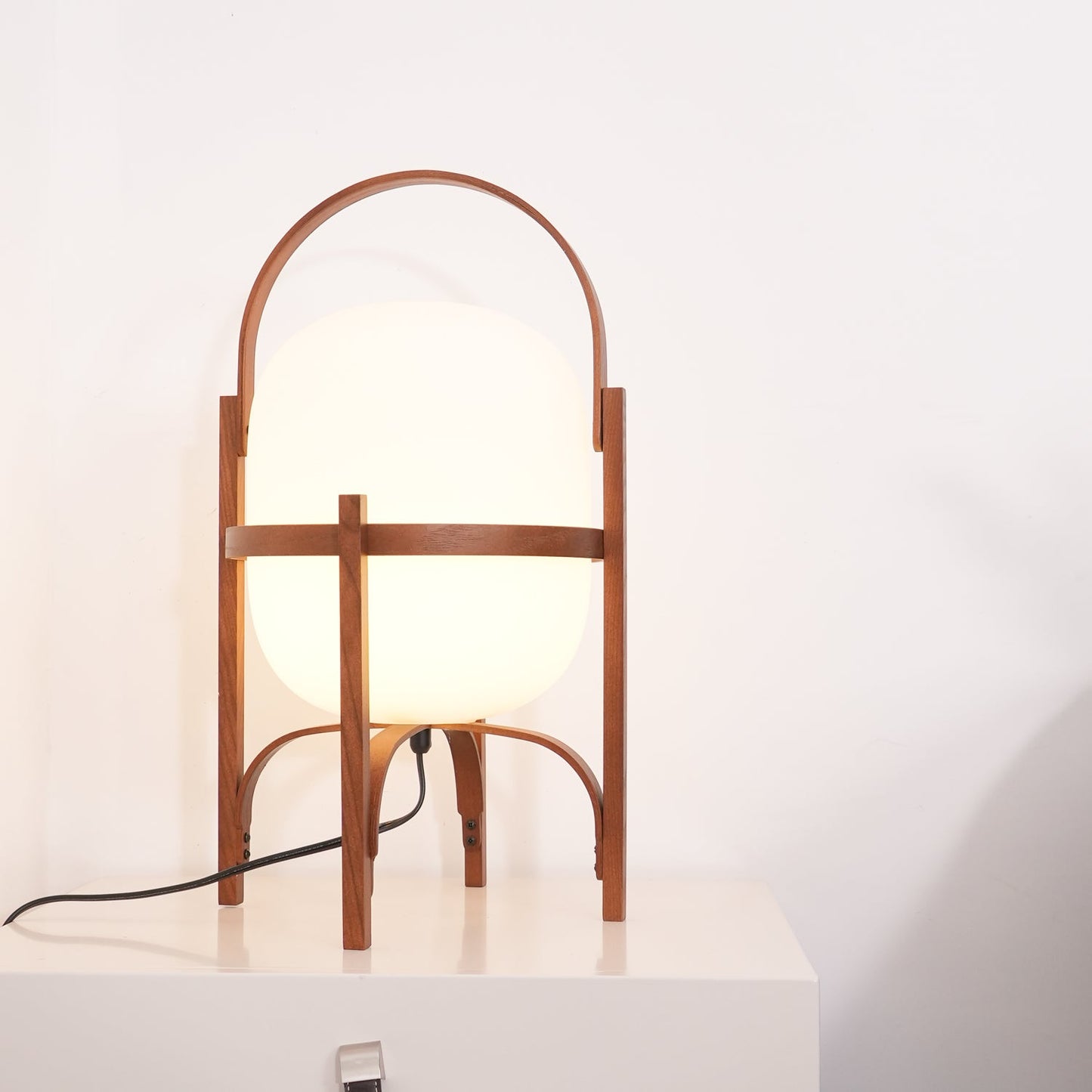 Rynx | Portable Lantern Glass Table Lamp