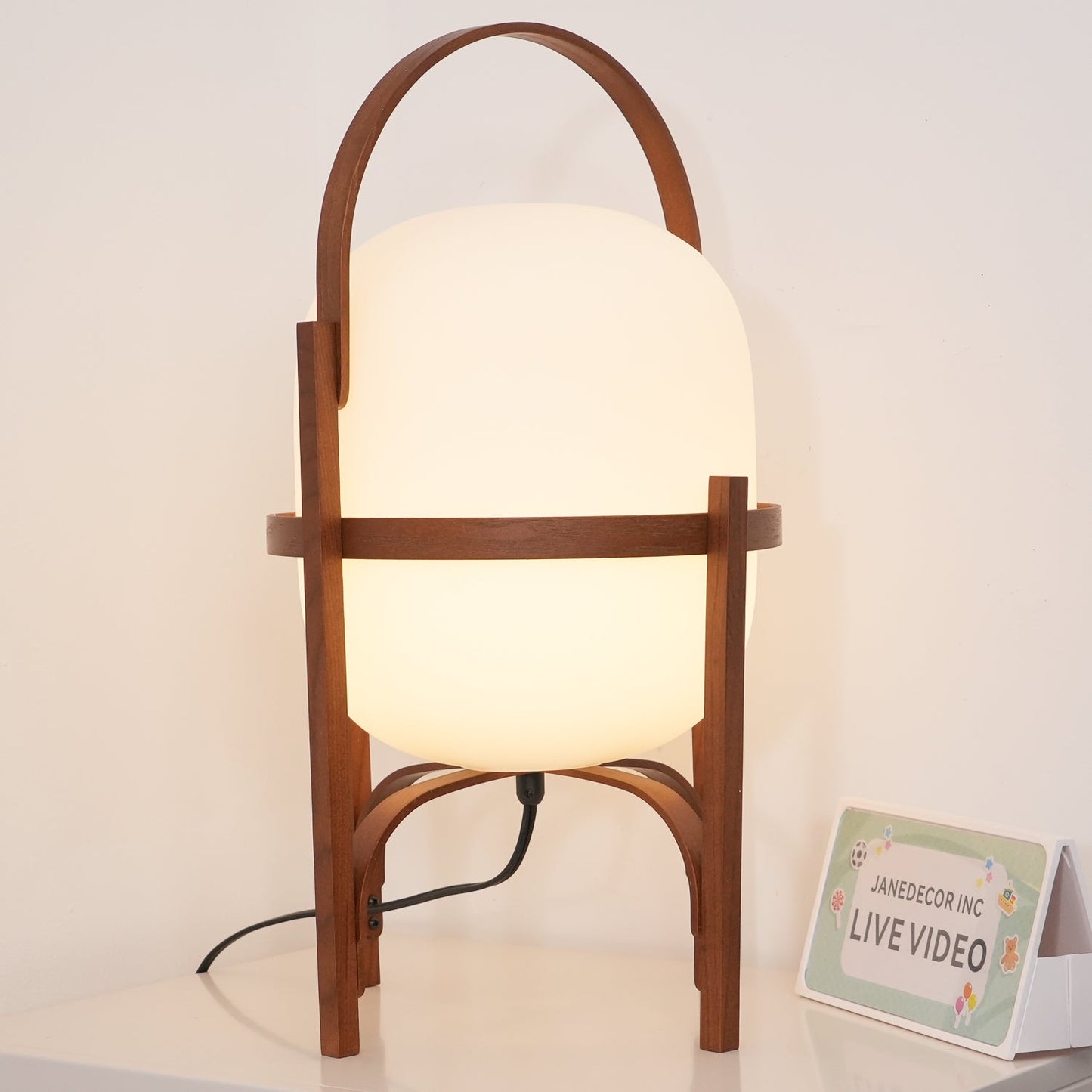 Rynx | Portable Lantern Glass Table Lamp