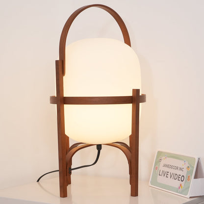 Rynx | Portable Lantern Glass Table Lamp