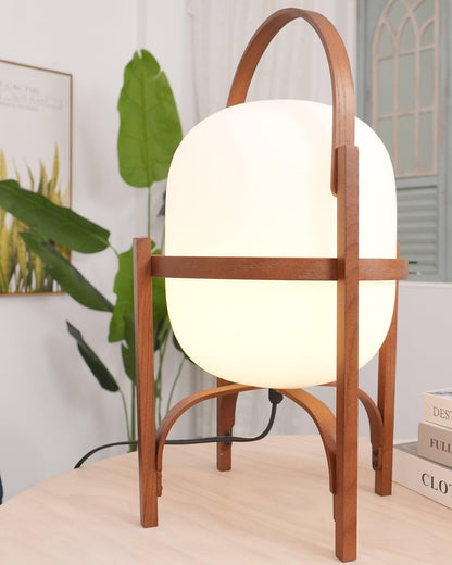 Rynx | Portable Lantern Glass Table Lamp