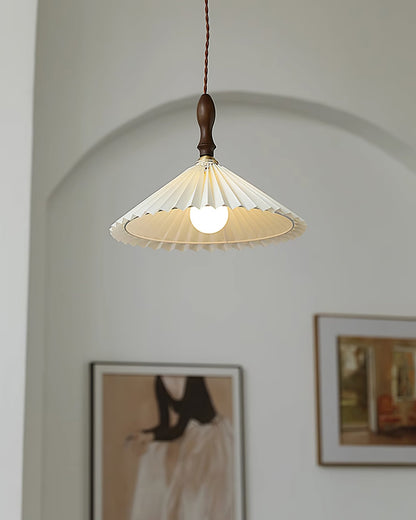 Rynx | Prairie Pleated Plug In Pendant Lamp