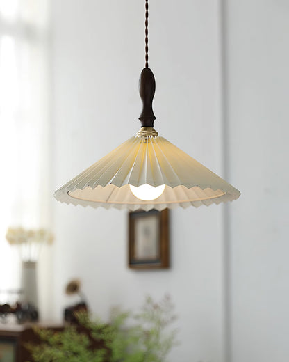Rynx | Prairie Pleated Plug In Pendant Lamp