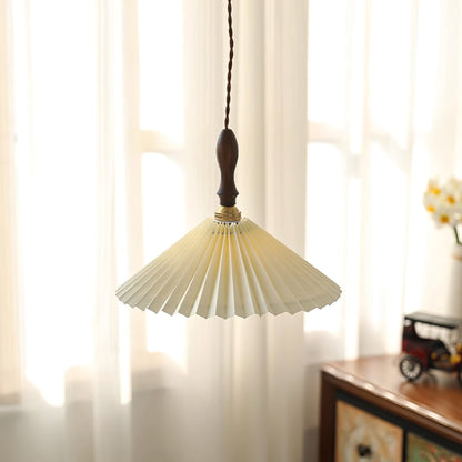Rynx | Prairie Pleated Plug In Pendant Lamp