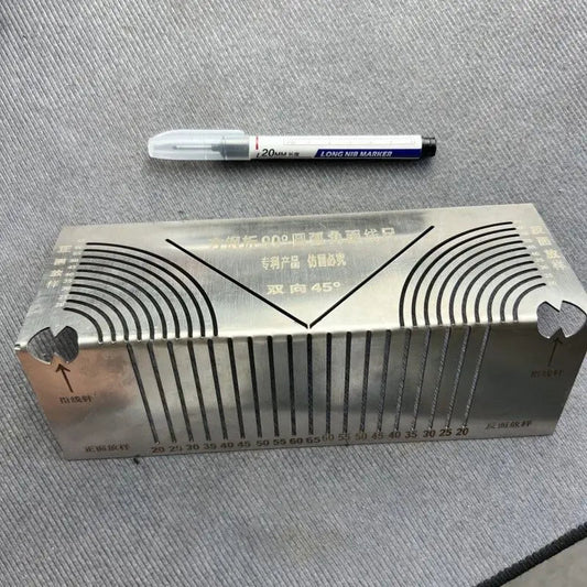 Rynx | PrecisionFlex Marking Tool — Metal Angle and Curve Measuring Tool