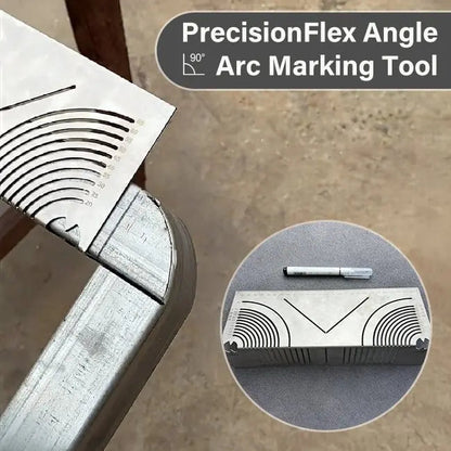 Rynx | PrecisionFlex Marking Tool — Metal Angle and Curve Measuring Tool