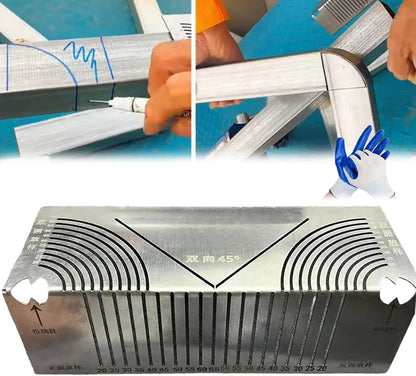 Rynx | PrecisionFlex Marking Tool — Metal Angle and Curve Measuring Tool