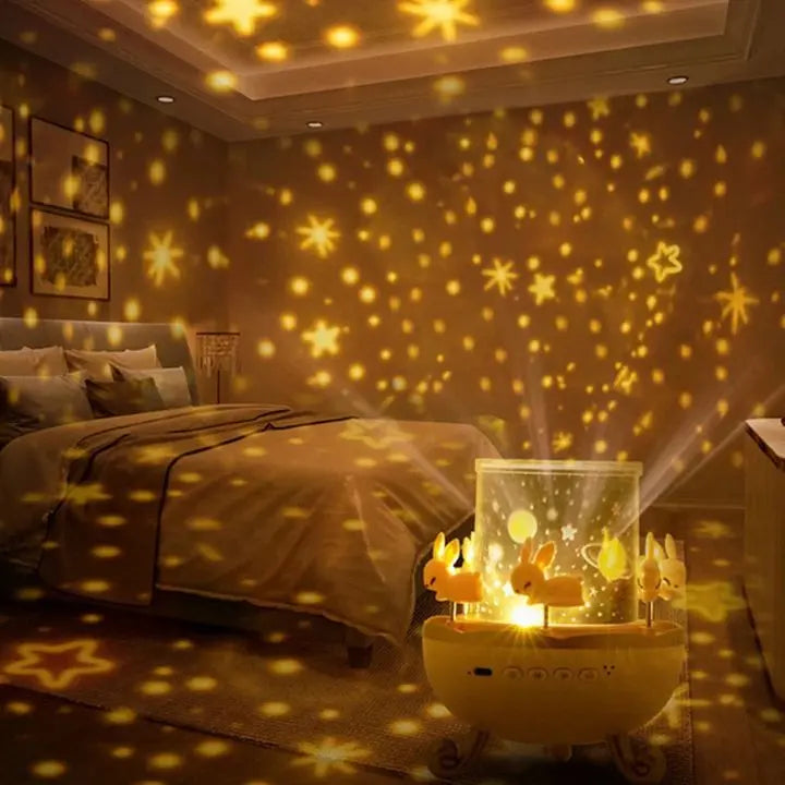 Rynx | Projector night lamp with 12 motifs & Bluetooth – For magical light moments