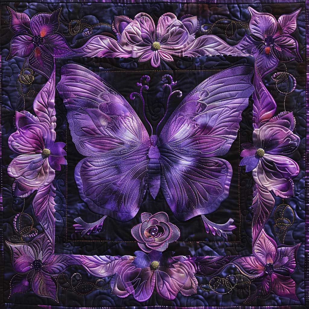 Rynx | Purple Butterfly Quilt