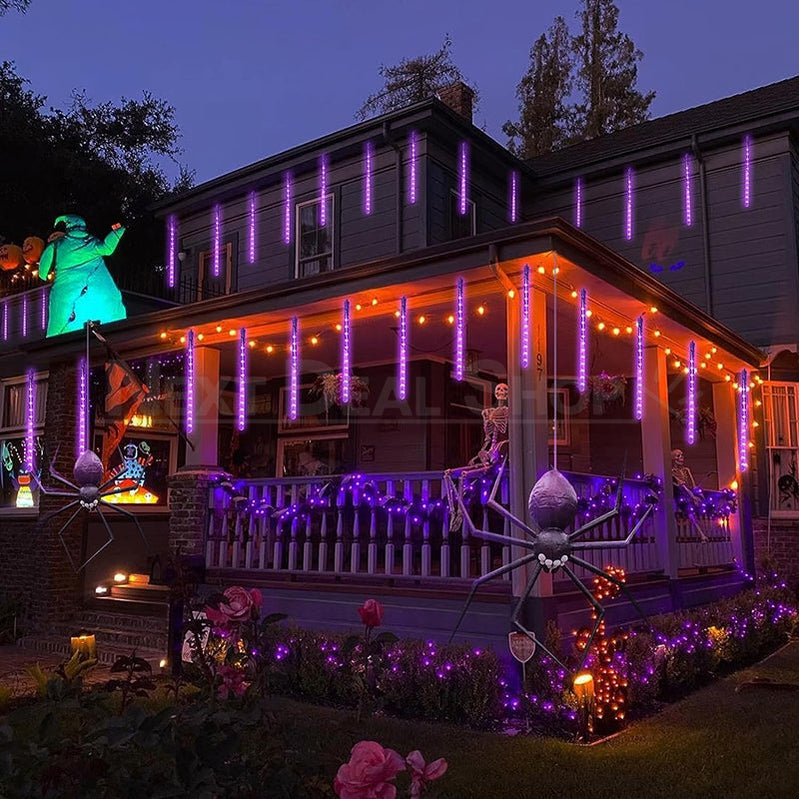 Rynx | Purple meteor shower LED rain lights
